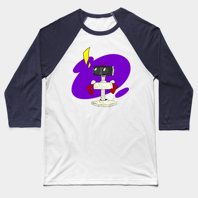 Best Robot Baseball T-Shirt by Peables